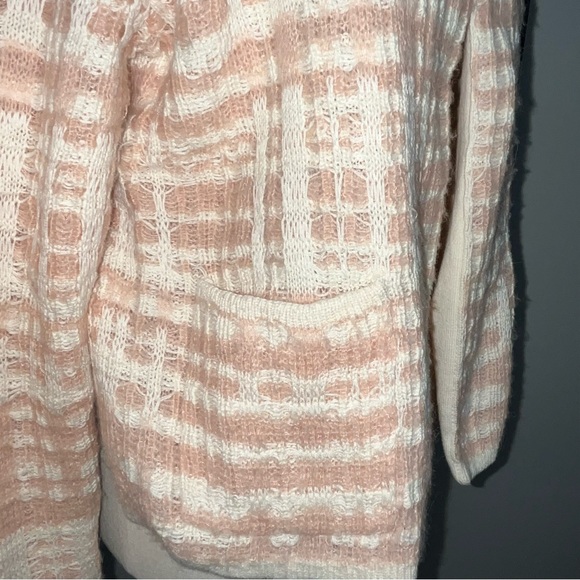 💞 Anthropologie Knitted & Knotted Vintage Boucle Plaid Cardigan Sweater - Picture 10 of 16
